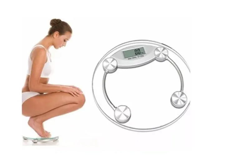 Pesa Digital De Baño 150 Kg Vidrio Templado-1