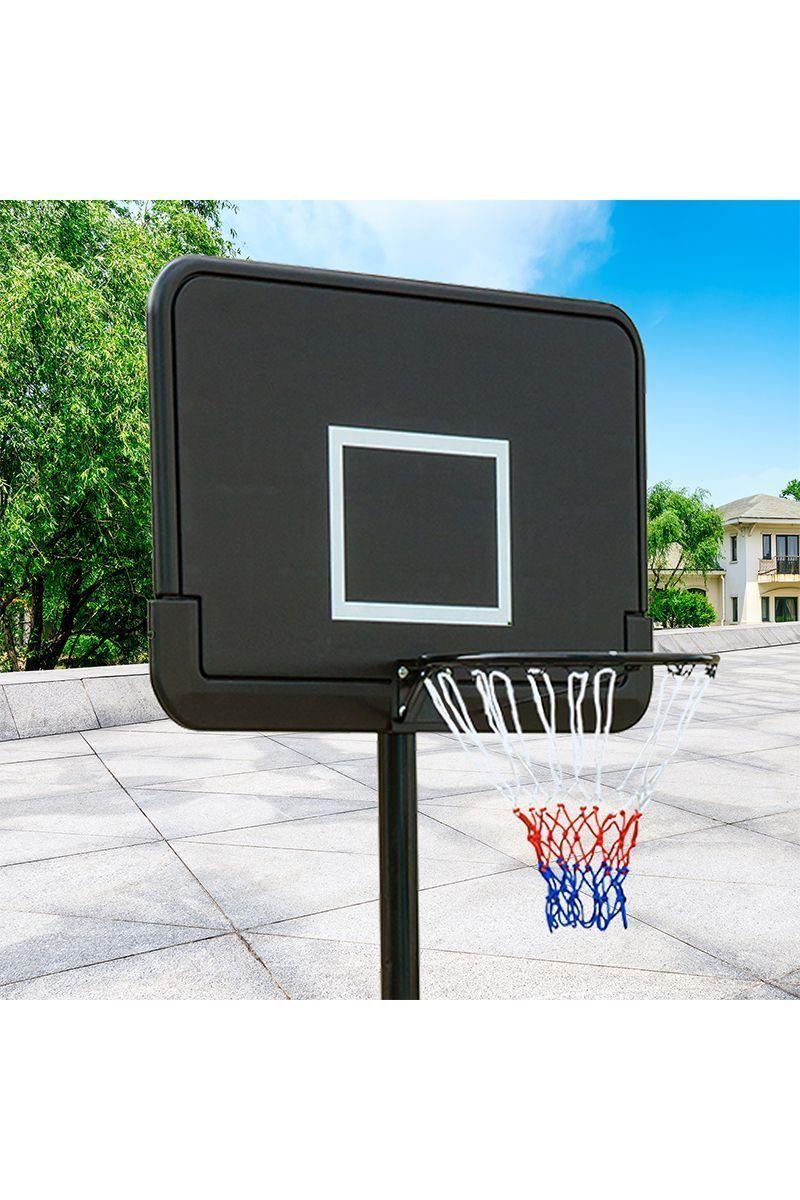 Aro de Basquetball Altura Ajustable 3.05 M Negro-5