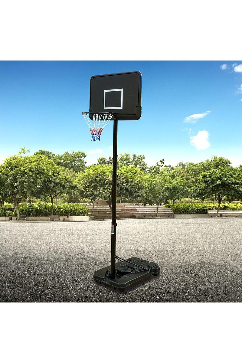 Aro de Basquetball Altura Ajustable 3.05 M Negro-4