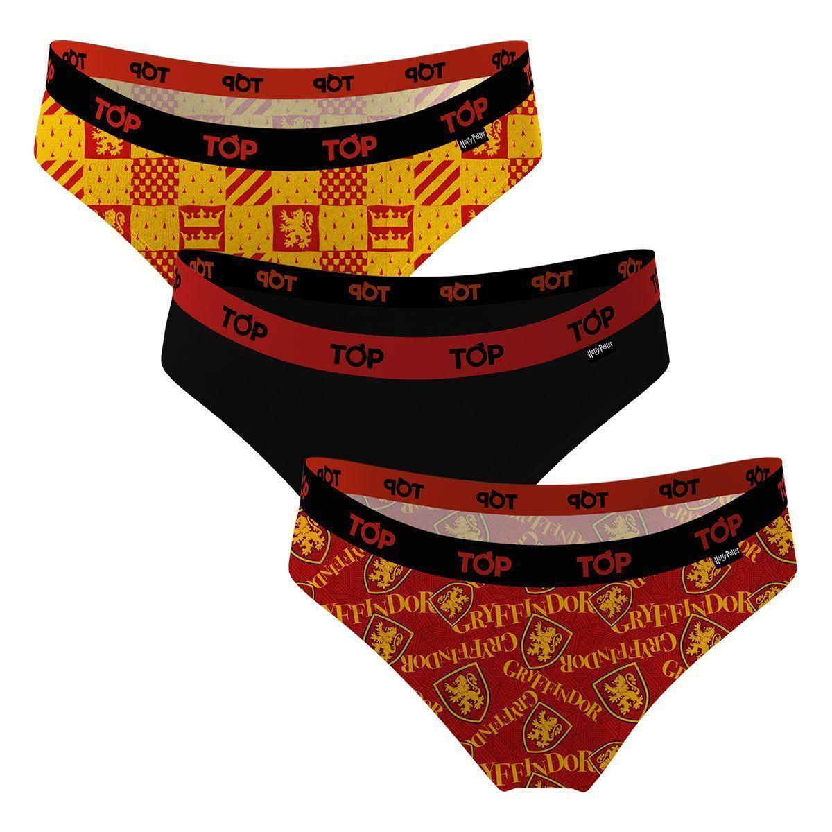Calzón Bikini Algodón Harry Potter Pack 3 C1 Top-0