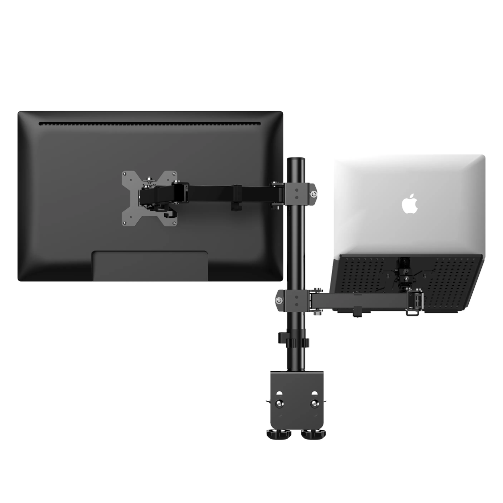 Soporte Doble 2 Brazos Escritorio para Monitor de 13″ a 32″ y Notebook-5
