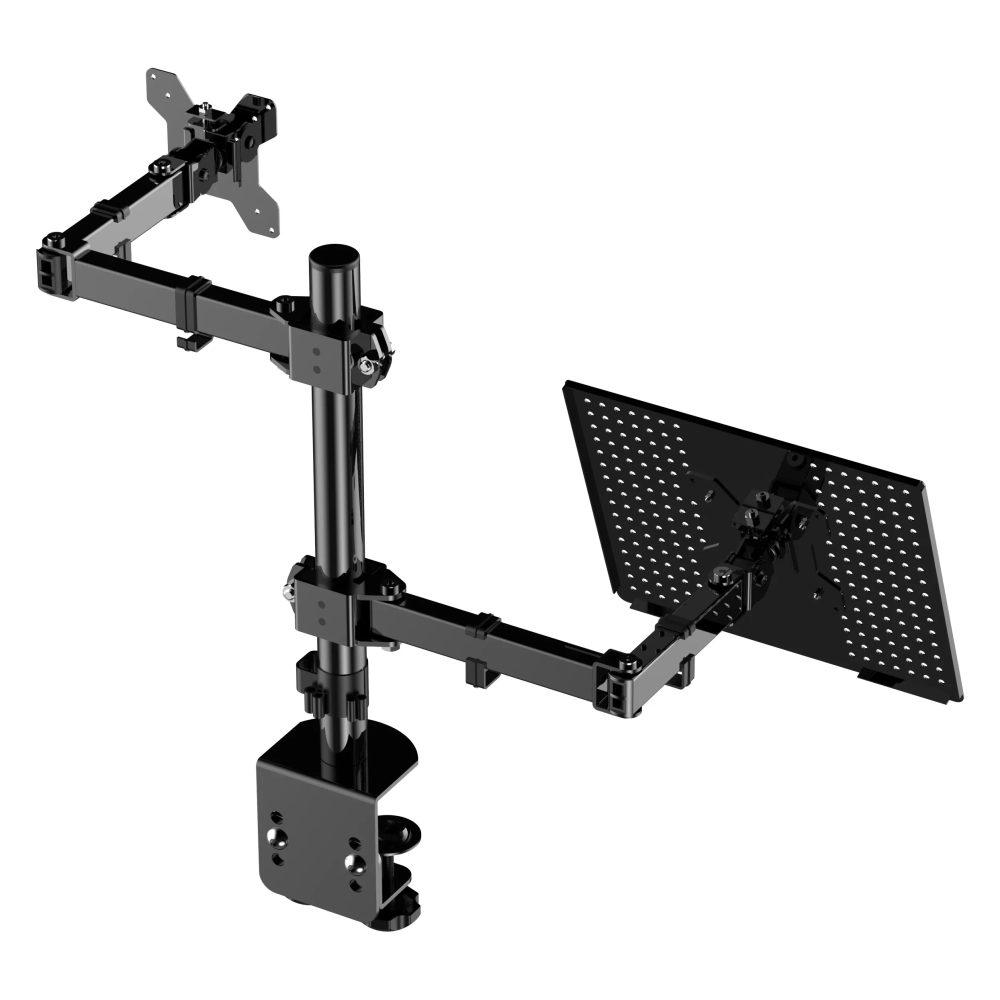 Soporte Doble 2 Brazos Escritorio para Monitor de 13″ a 32″ y Notebook-6
