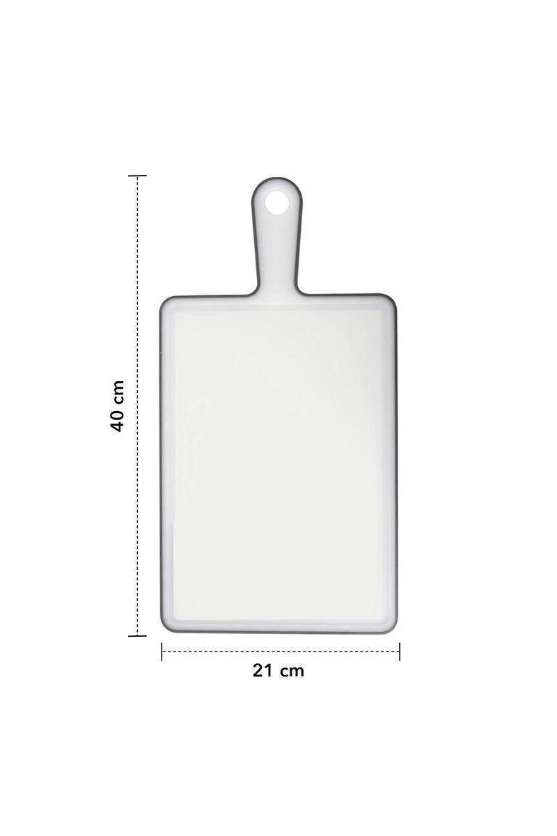 Tabla Cocina Non-Slip Grande Con Mango Gris-2