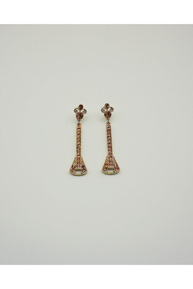 Aros Largos Dorados Shimmering Victoria ID-0