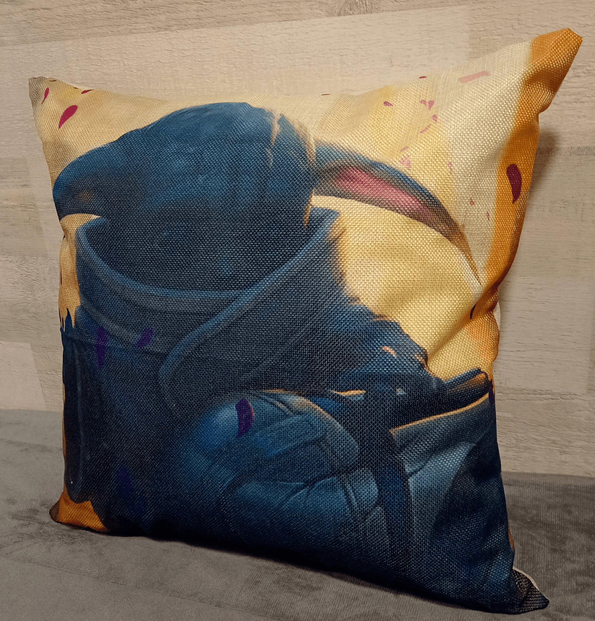 Cojín Felpa 45x45 cm De Mandaloriano y Grogu  Extra Suave -2
