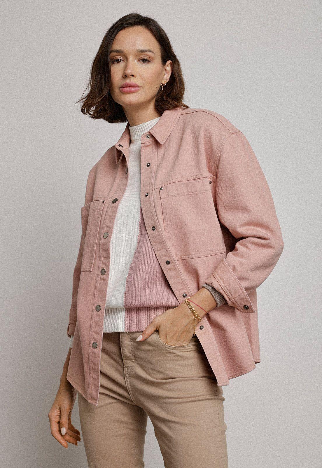 Sobrecamisa Emilia Rosada-0