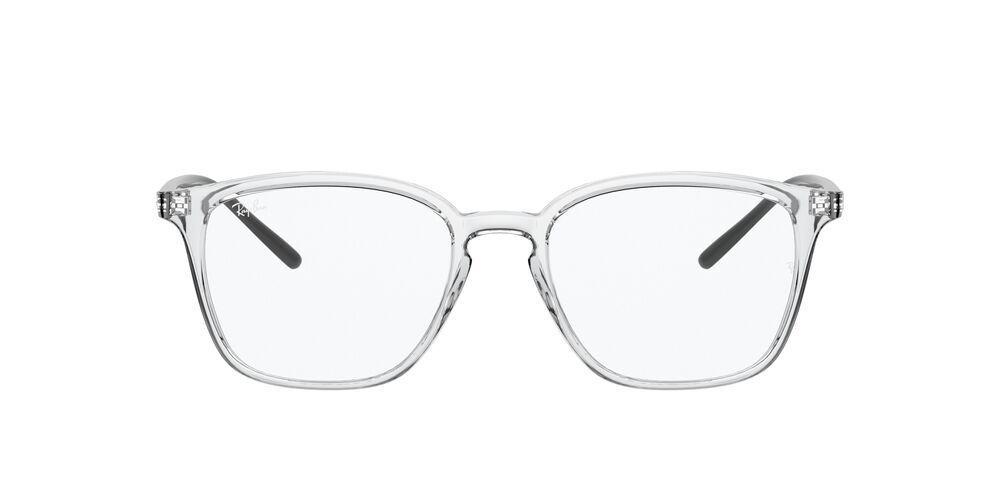Lentes Ópticos Ray-Ban RX7185  Blanco Unisex-0