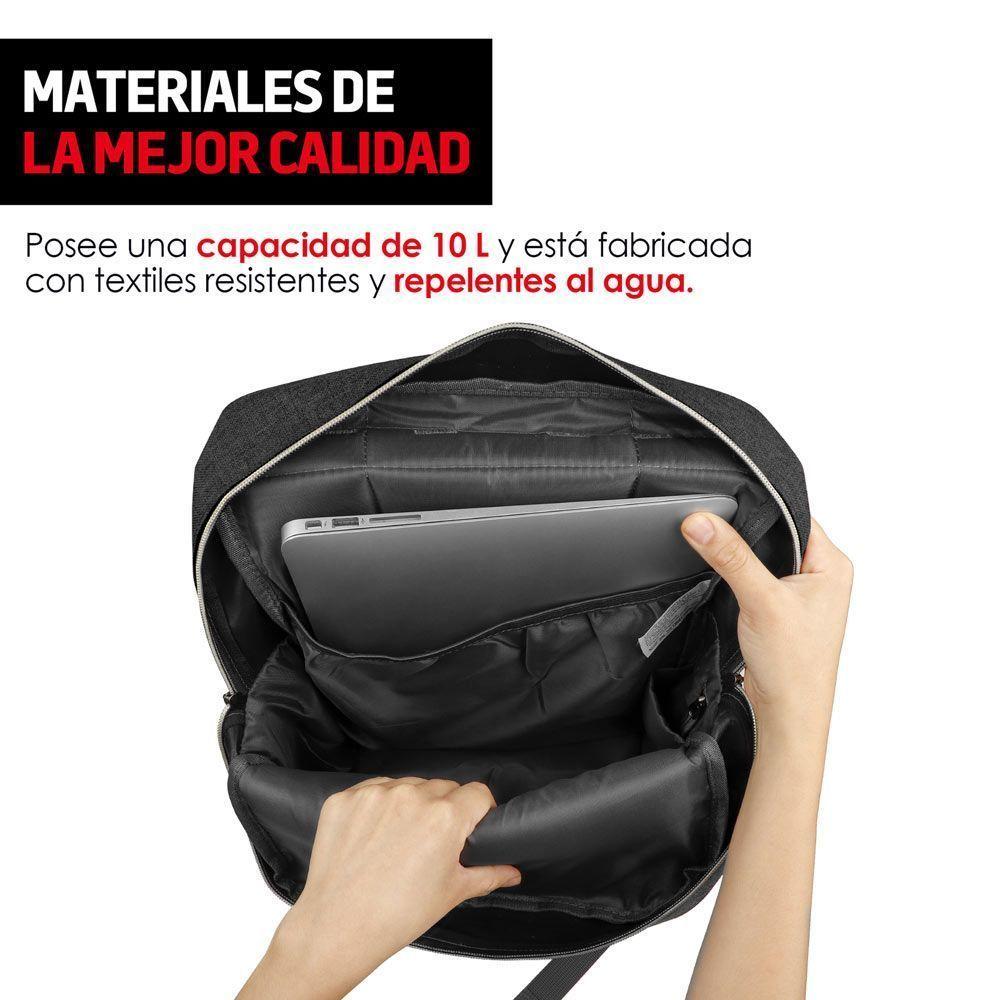 Mochila Maleta Antirrobo Puerto Usb Notebook Impermeable-4