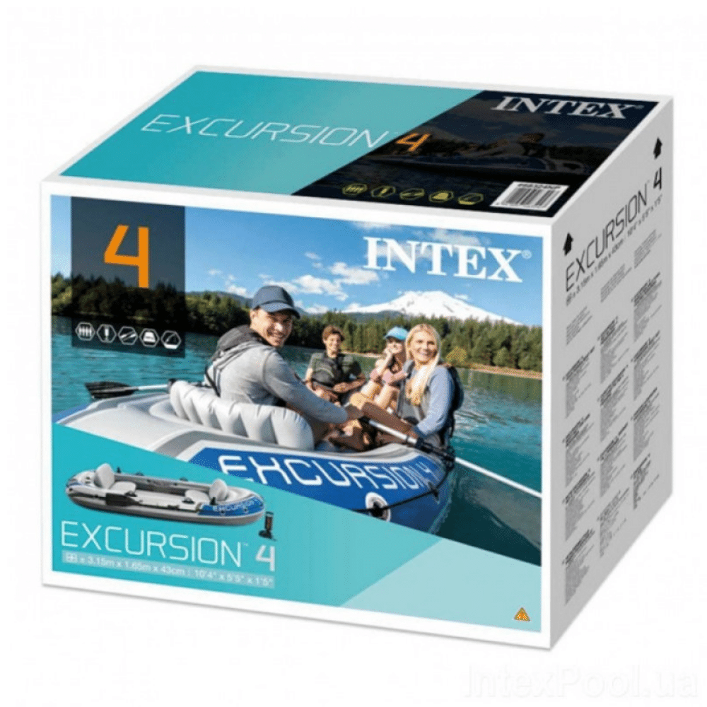 Bote Inflable Excursion 4 Set Capacidad 500 Kg-7