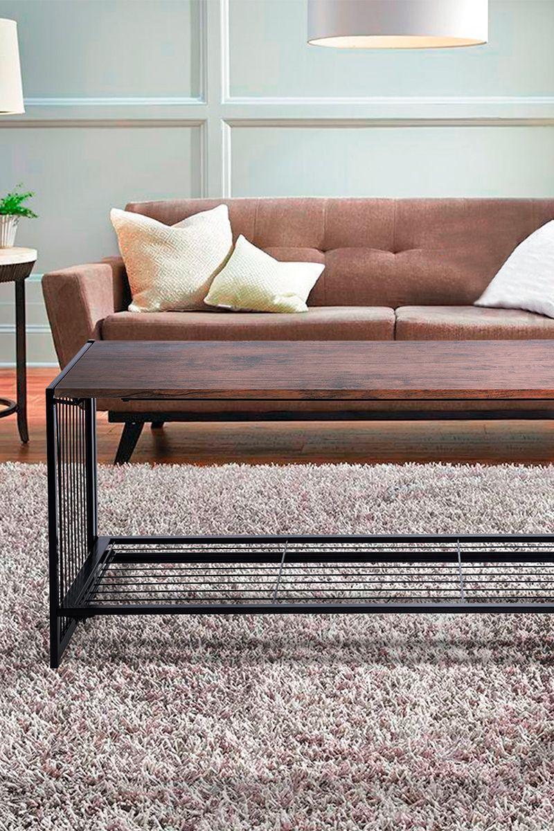 Mesa de Centro Zen 45x50x100 cm Café-5