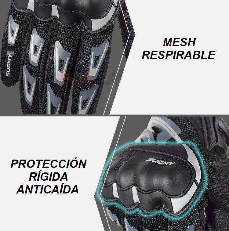 Guantes Para Moto Suomy Mesh Protect Y Touch Screen XL-3