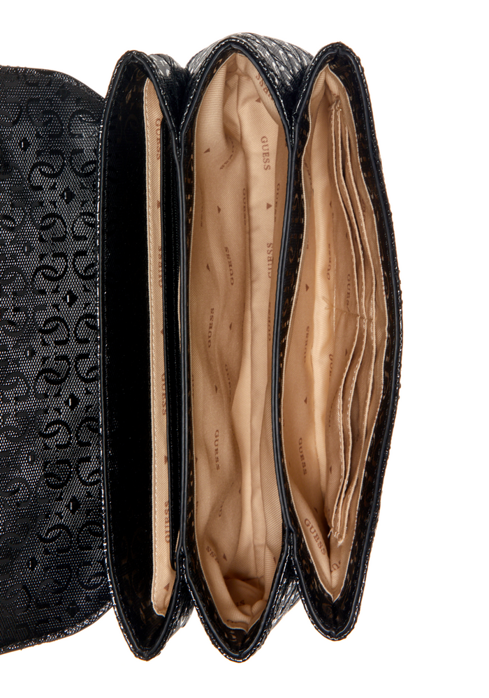 Cartera Gaia Convertible Xbody Flap Negro Guess-4