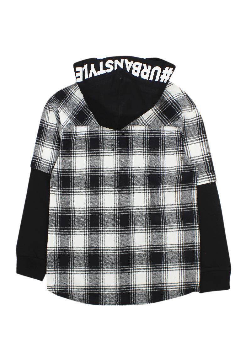 Camisa kids niño escocesa power 241-1