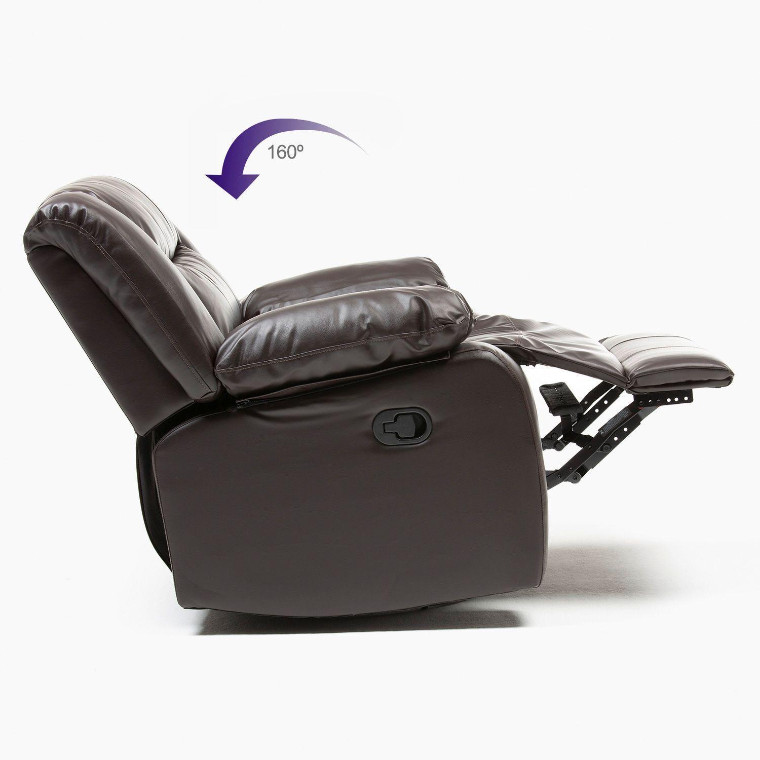 Berger Reclinable + Mecedora Giratoria Clint Pu Daniels 6603-4