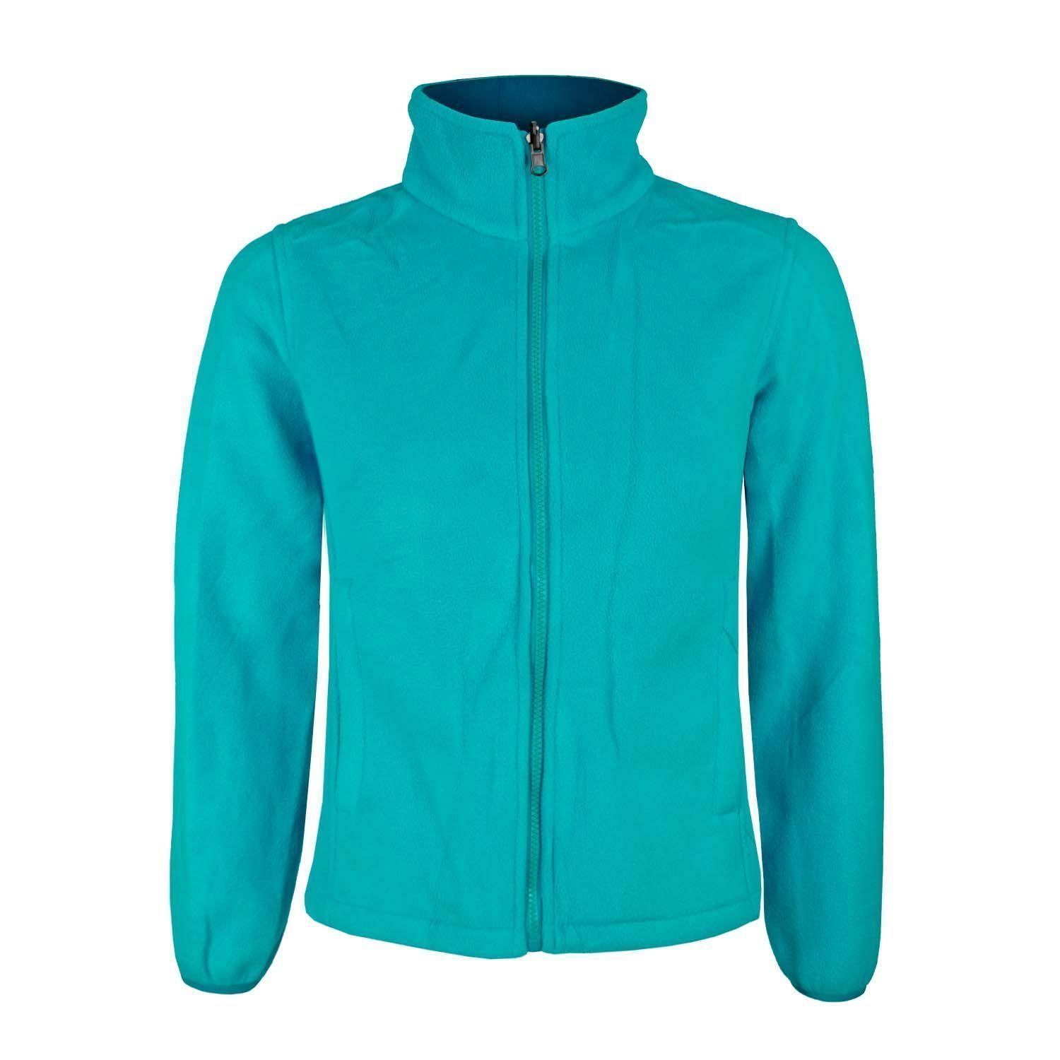 Chaqueta 3 En 1 Desmontable Bicolor Turquesa Mujer-5
