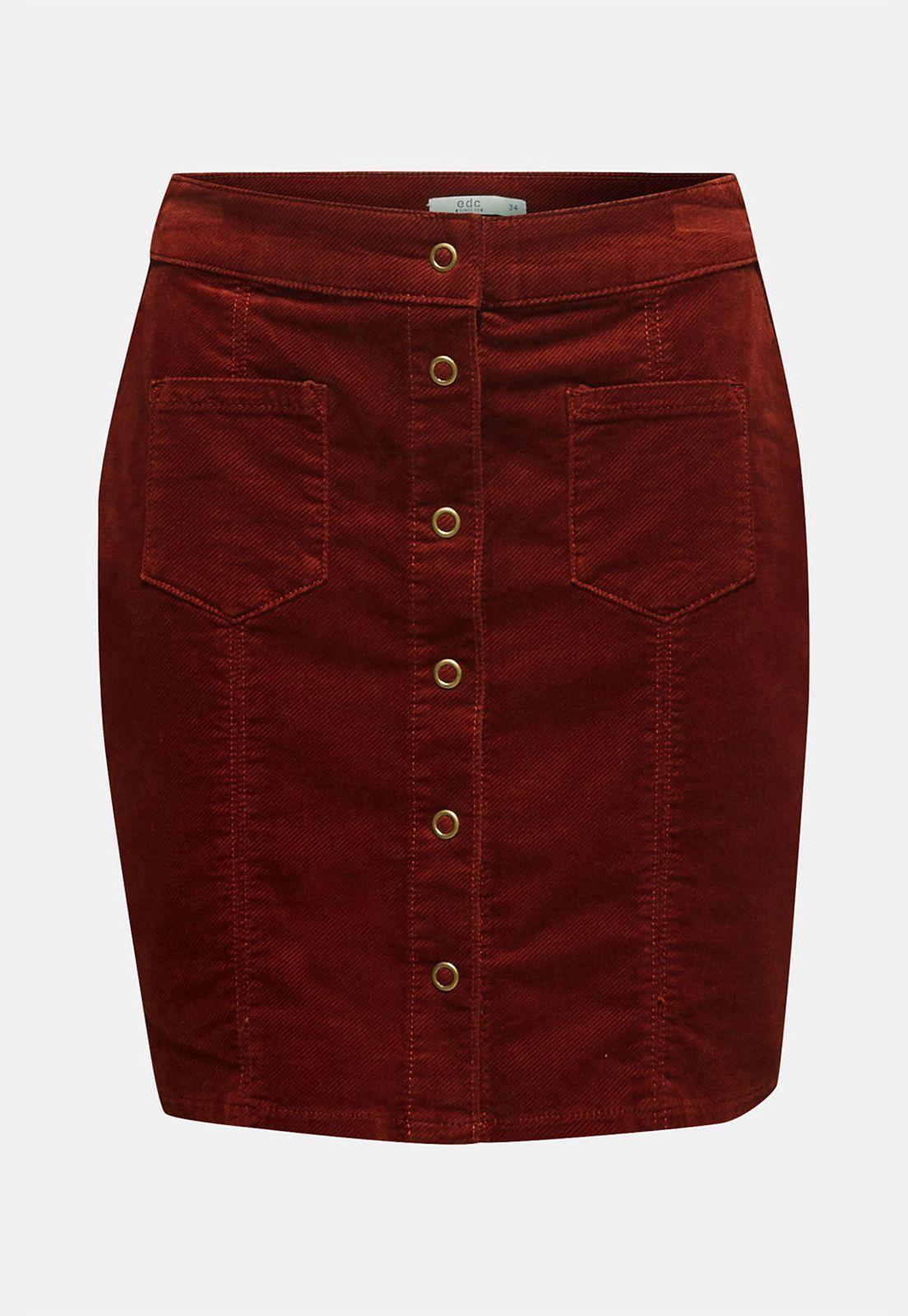 Falda Mini De Cotelé Esprit-3