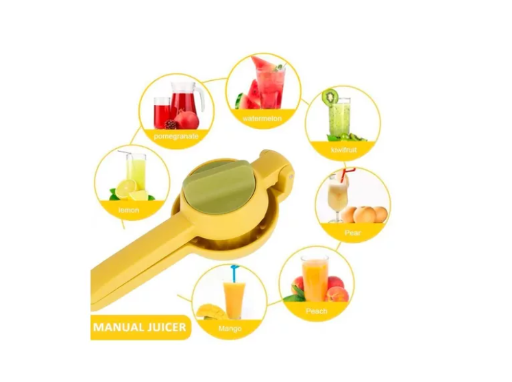 Exprimidor Manual De Limón Doble Mango Prensa Cocina-1