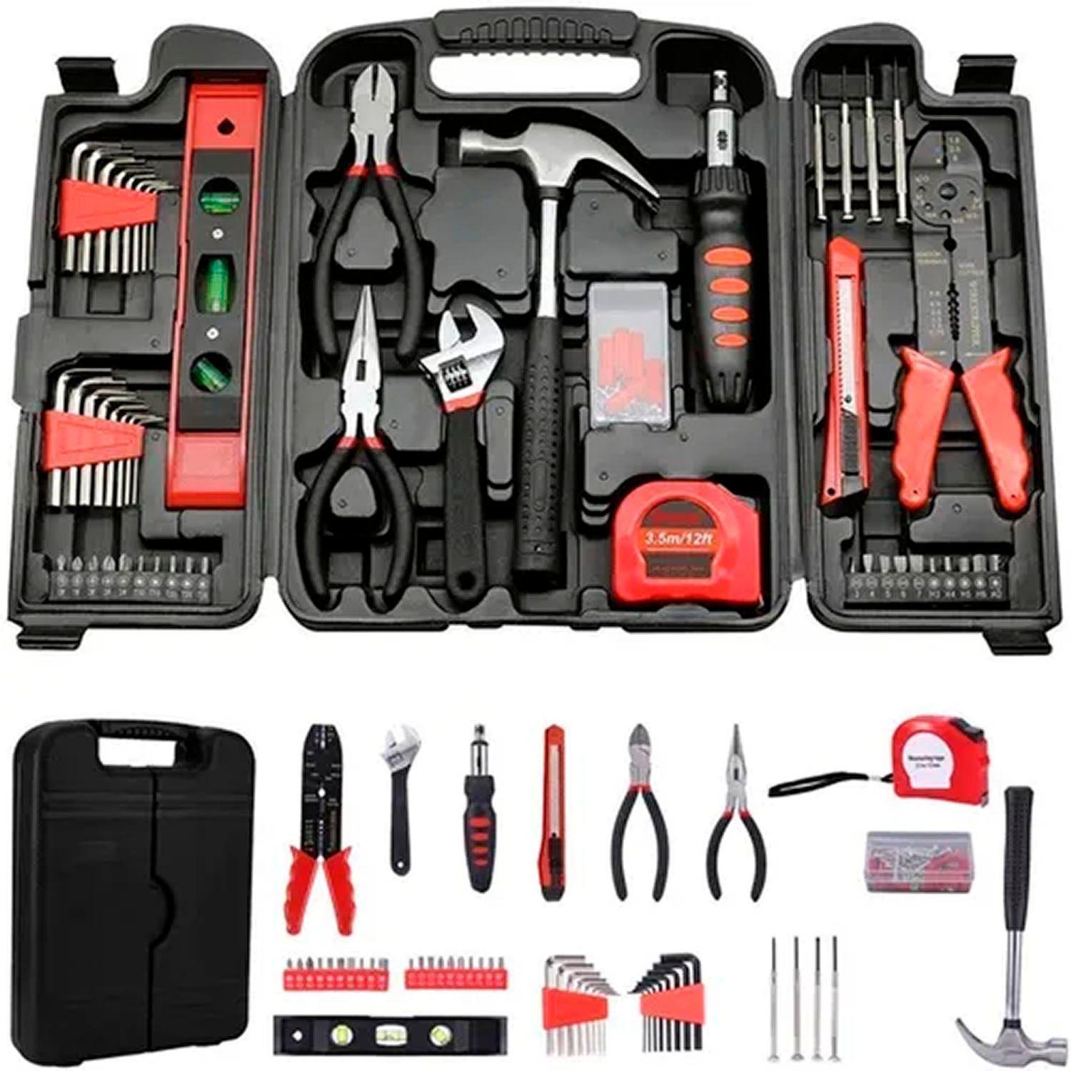 Kit Herramientas Manuales De Reparación 129 Piezas + Maletín-1