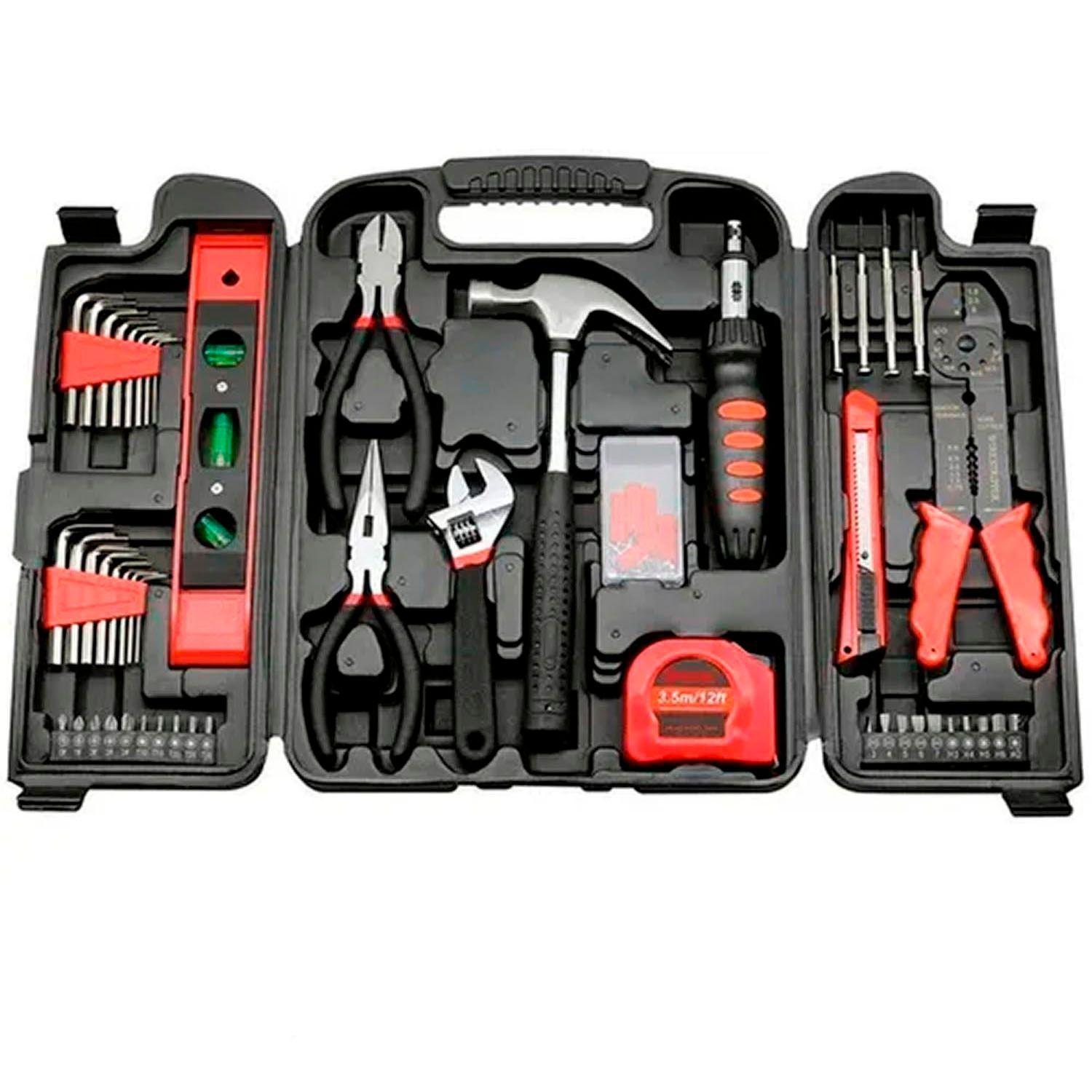 Kit Herramientas Manuales De Reparación 129 Piezas + Maletín-0