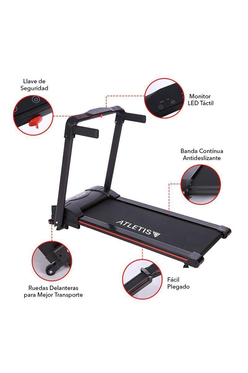 Pack Trotadora Pleg ProY01+Spinning GoFitness Negro-3