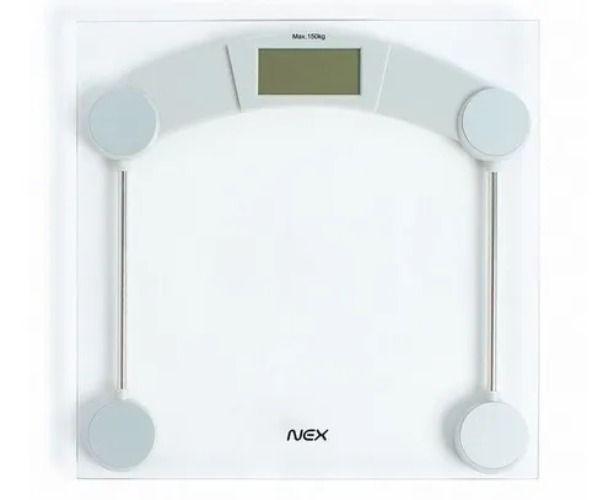 Balanza Baño Digital Nex 150kg 4 Sensores Lcd 0.8 Vidrio-3