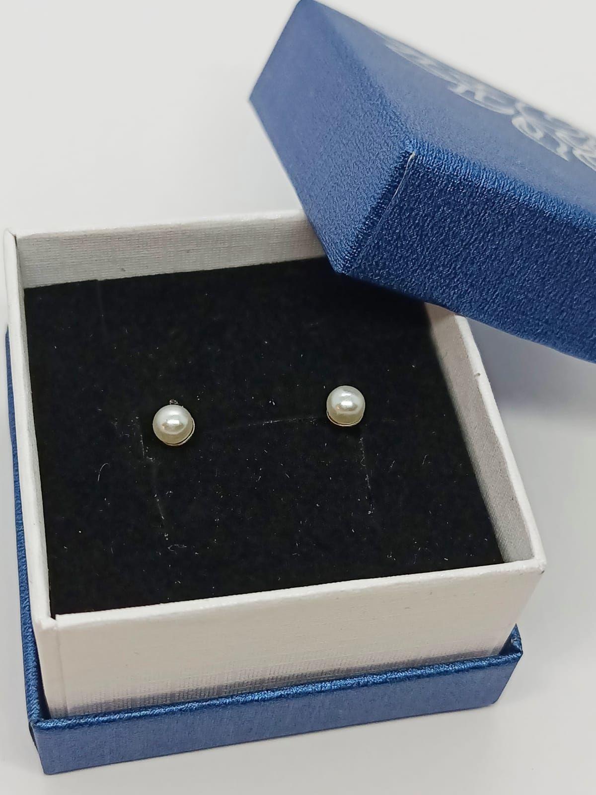 Aros Abridores bebe Seguridad Perla 5mm Hipoalergénico Niñas Adultos-6