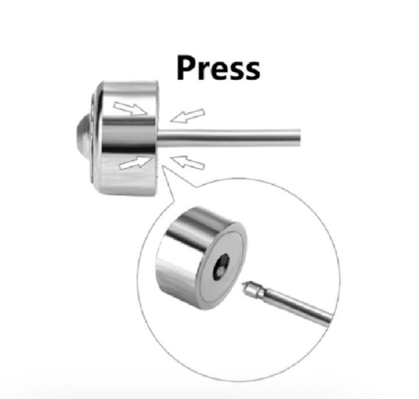 Aros Abridores bebe Seguridad Perla 5mm Hipoalergénico Niñas Adultos-2