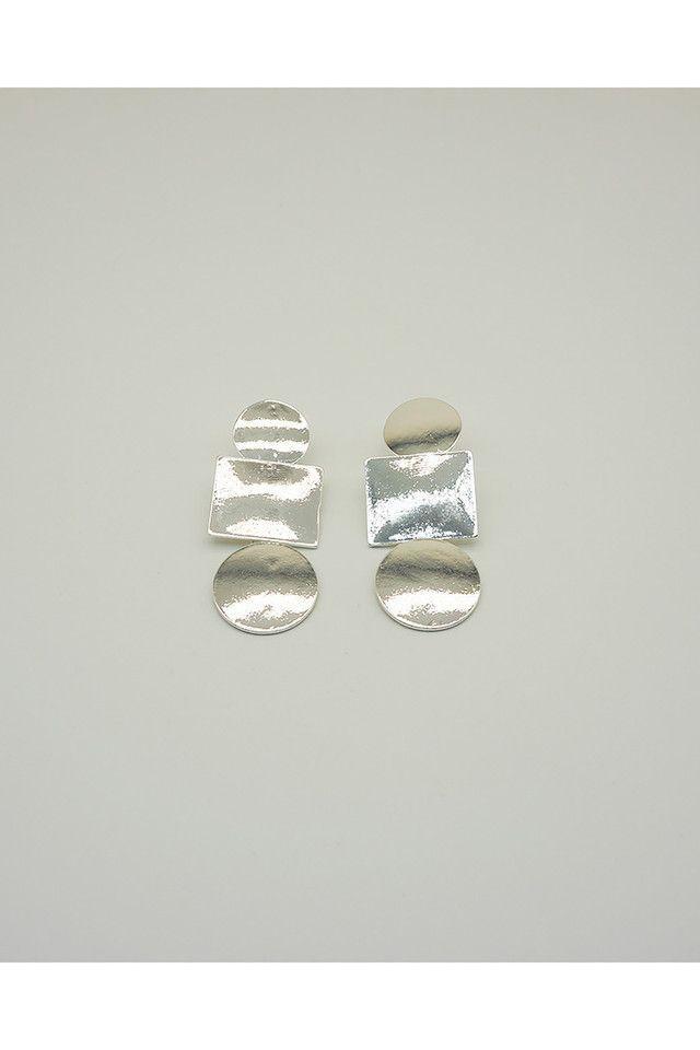 Aros Largos Shapes Plateado I-D-0