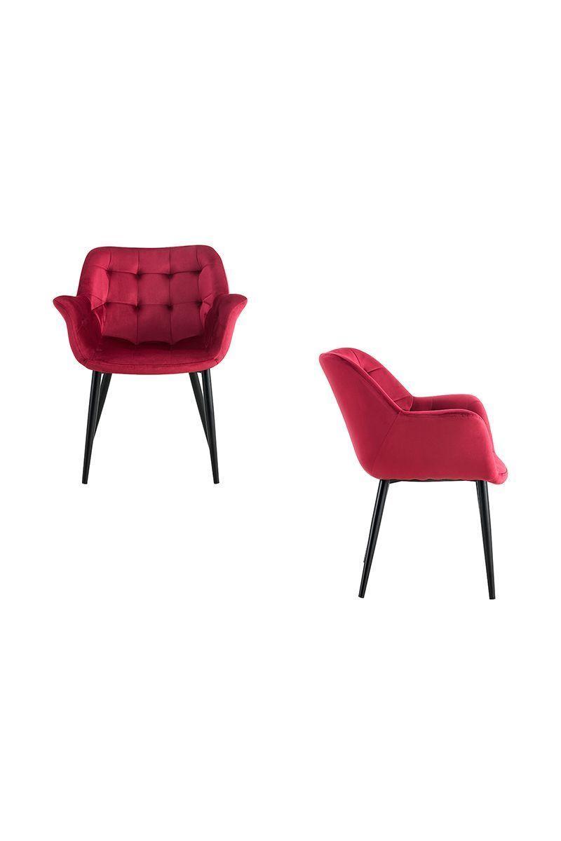 Pack 2 Sillas de Comedor Cali Burdeo-3