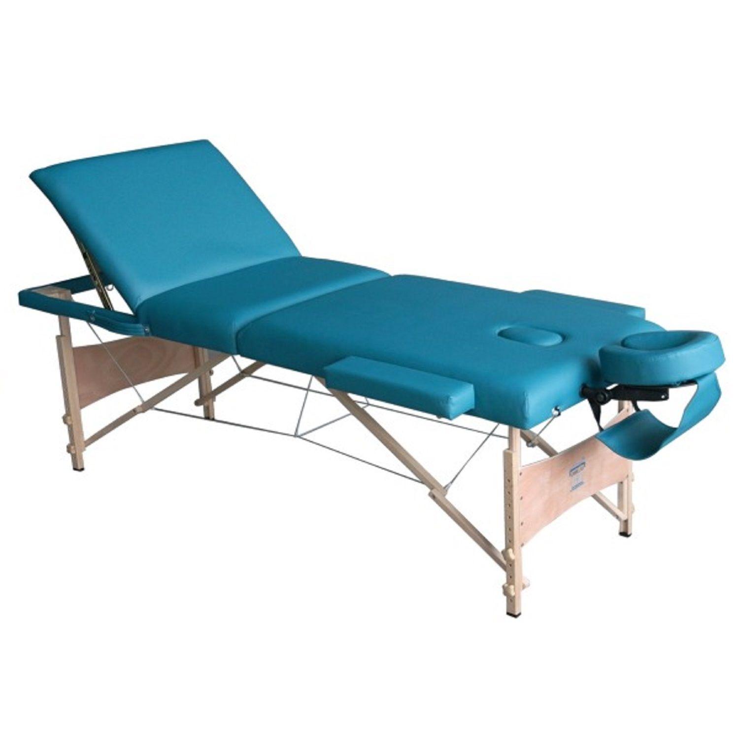 Camilla Plegable M1 Premium Verde Azulado-0