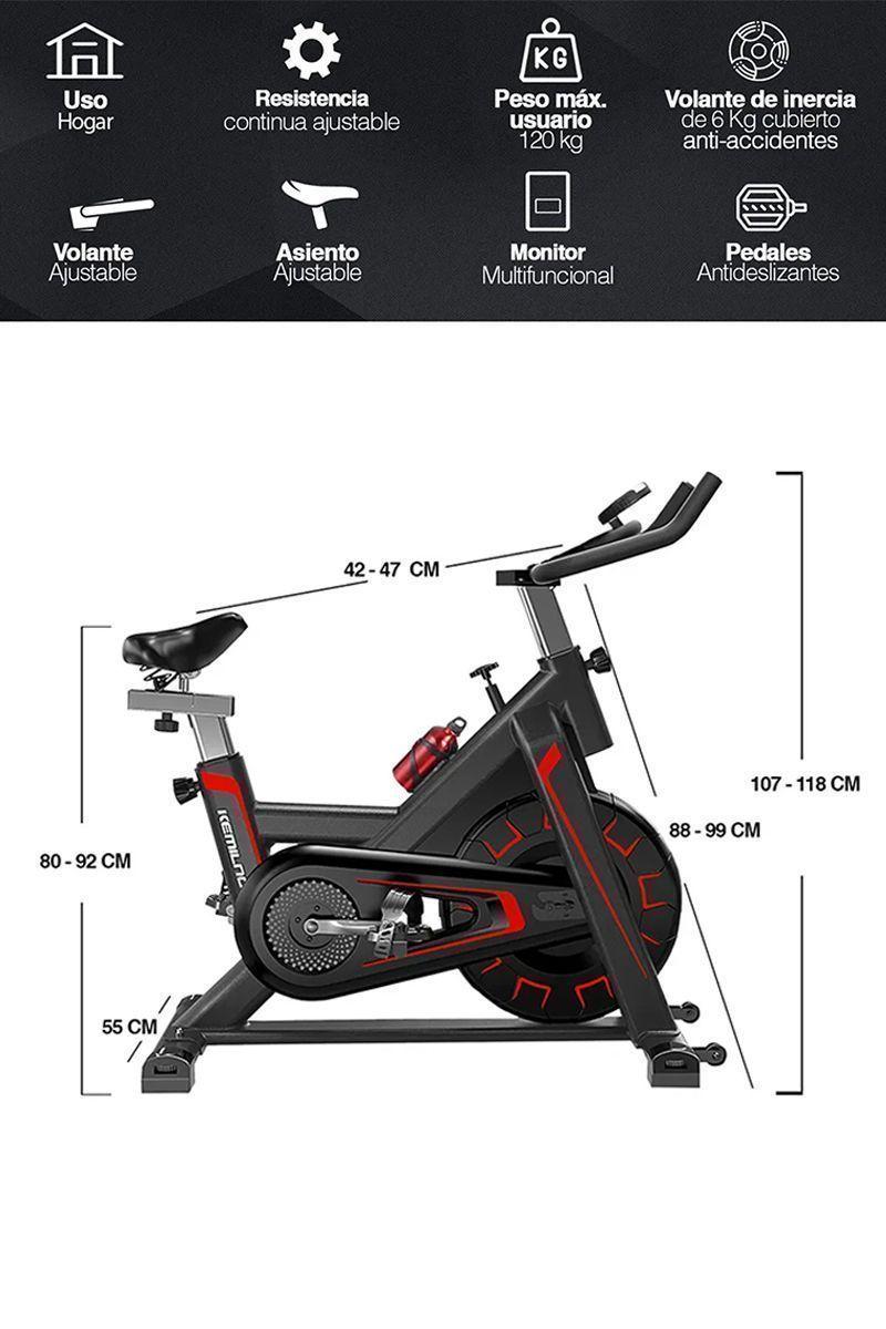 Bicicleta Spinning Dynamic Indoor Fitness K730-2