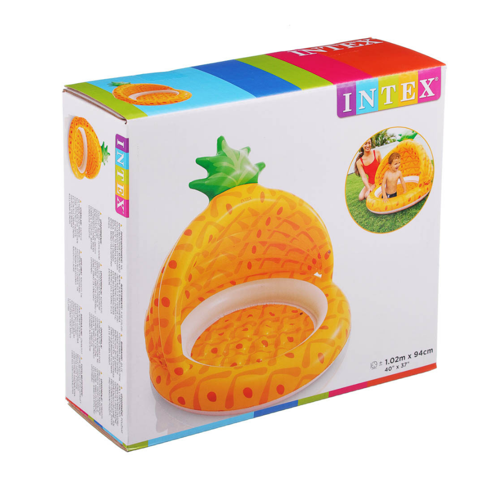 Piscina Bebé Inflable Pineapple 102x94 Cm-1