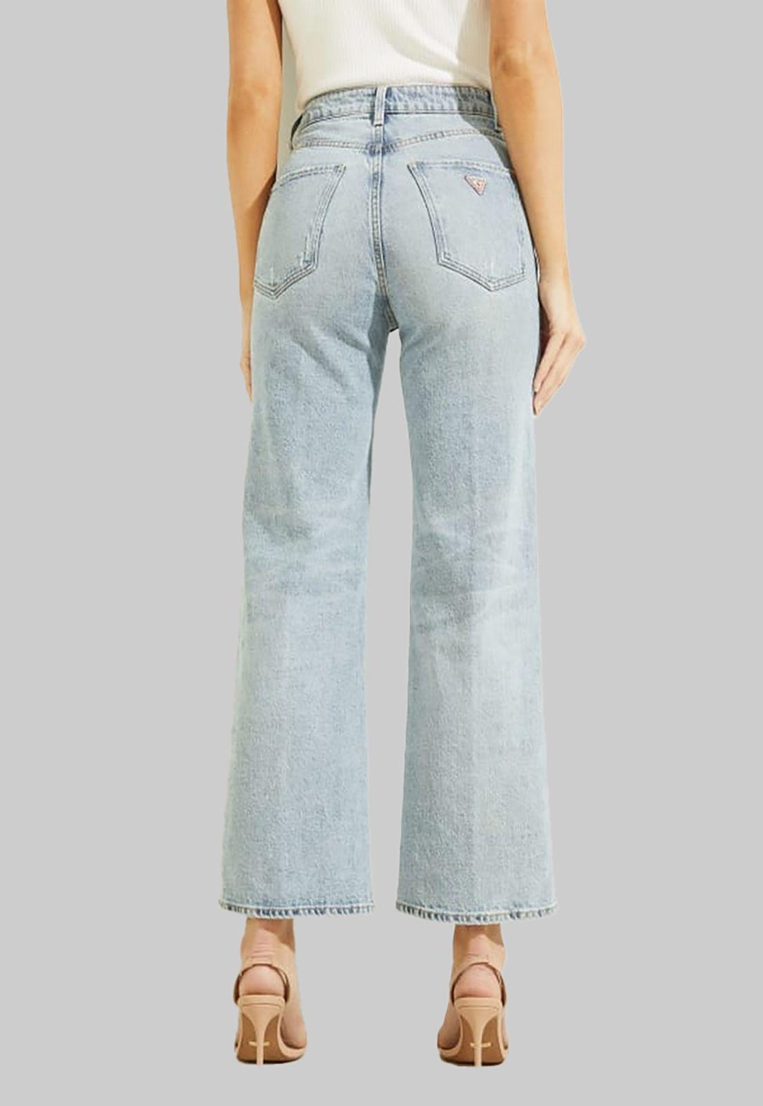 Jeans Guess Ankle Wide Leg MOBU CELESTE-2