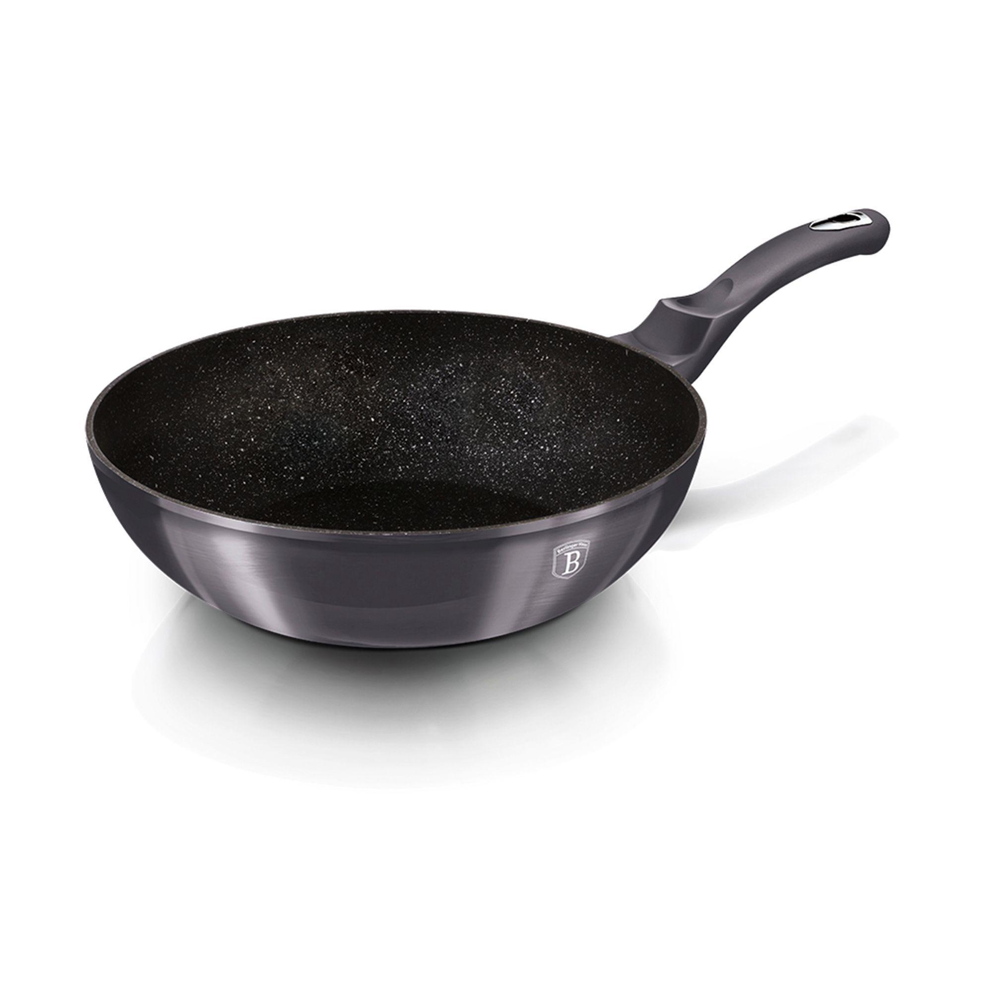 Sarten  wok 28 cm  base Ecologico de Marmol Libre de PFOA-0