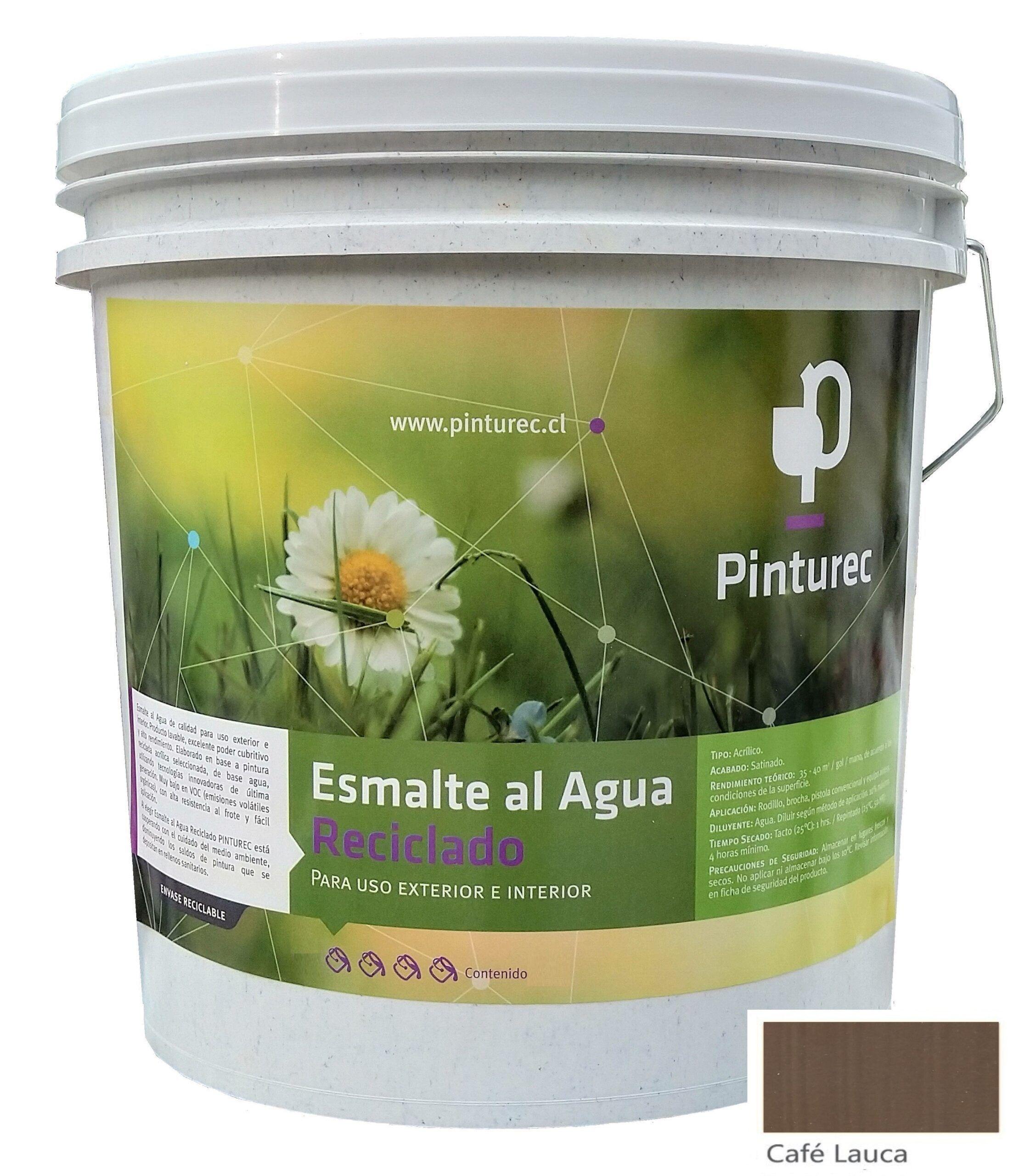 Esmalte al Agua Pinturec Satinado Cafe Lauca 4G-0
