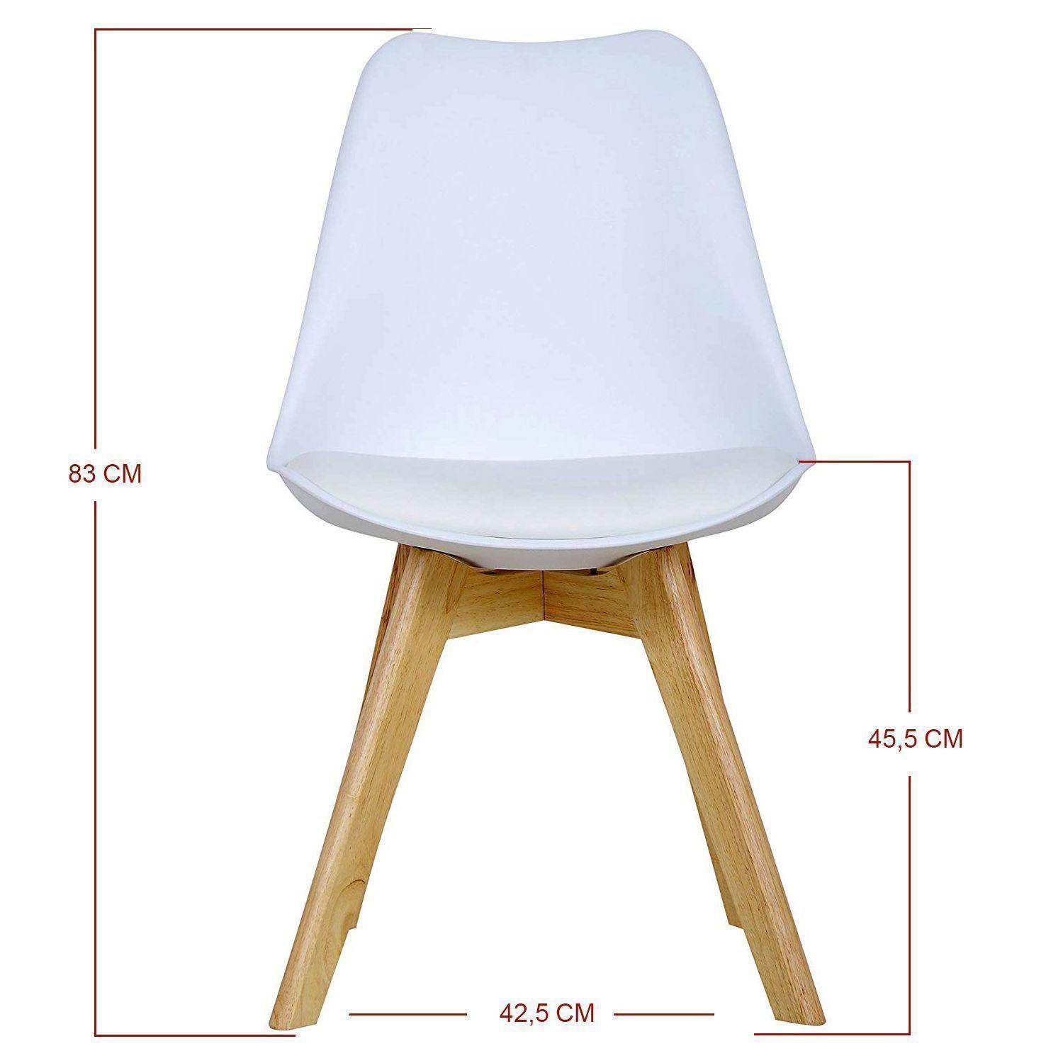 Silla Eames Tulip Acolchada Comedor Escritorio-2