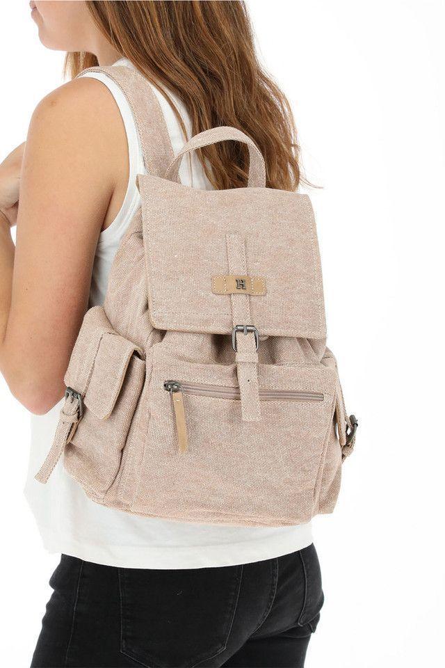 Mochila Beige Trigal Sahara Humana-3