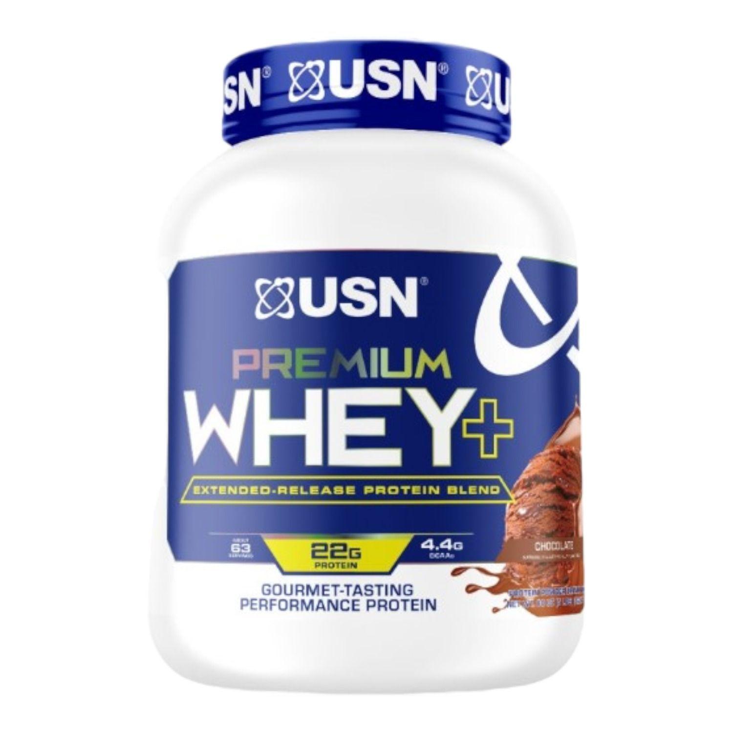 PROTEINA WHEY PREMIUM 5LB USN 63SV CHOCOLATE -0
