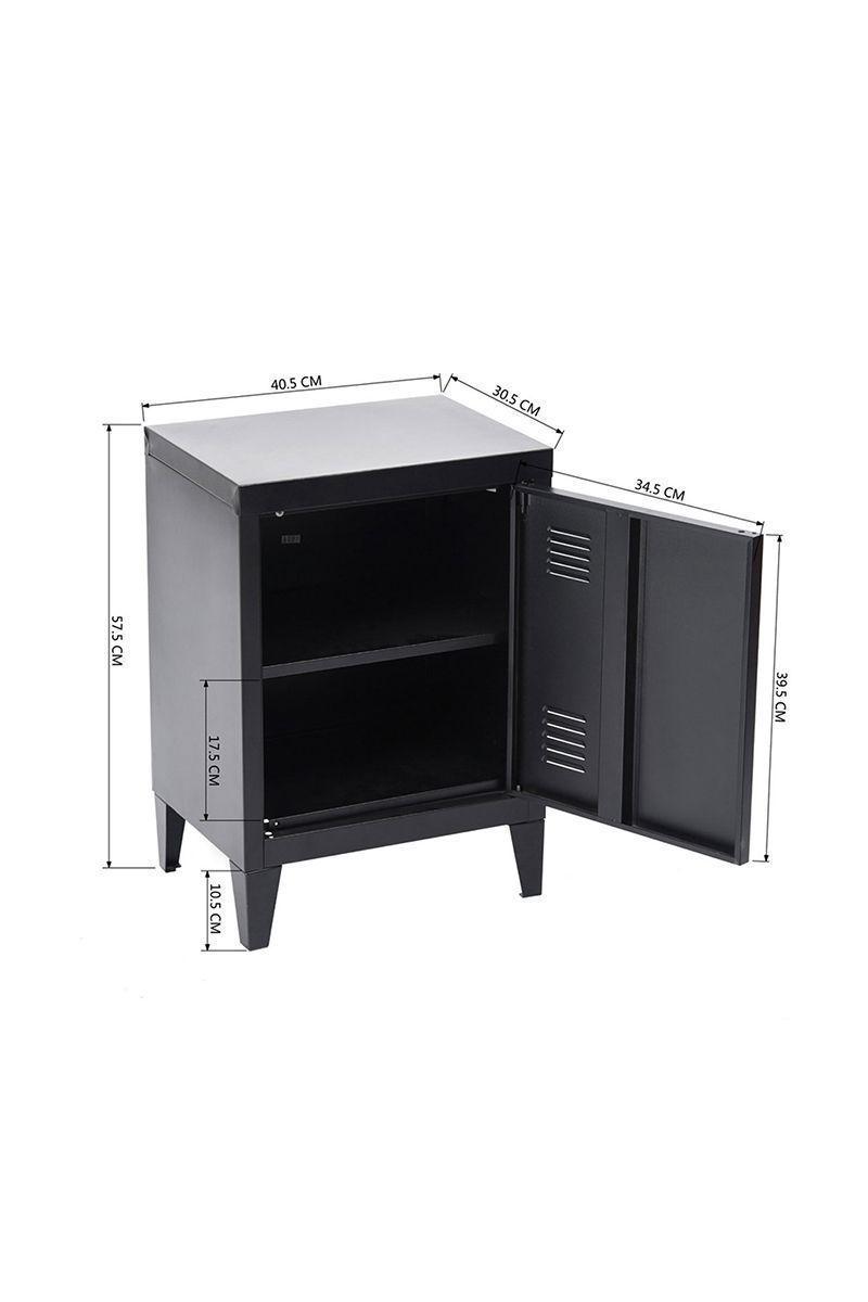 Velador Locker II Negro-2