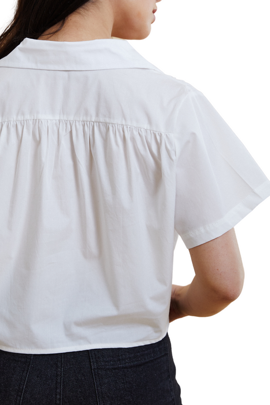 Blusa Crop Lou Blanca-4