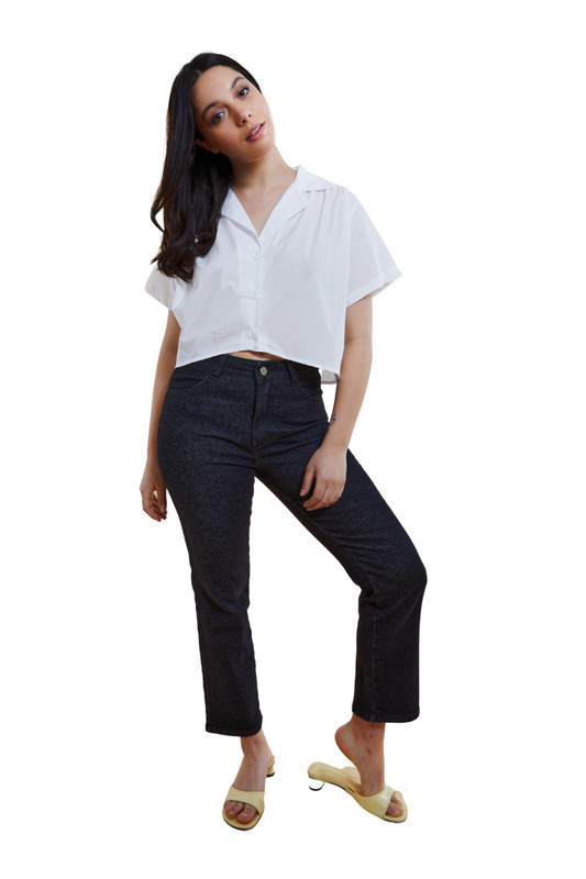 Blusa Crop Lou Blanca-0