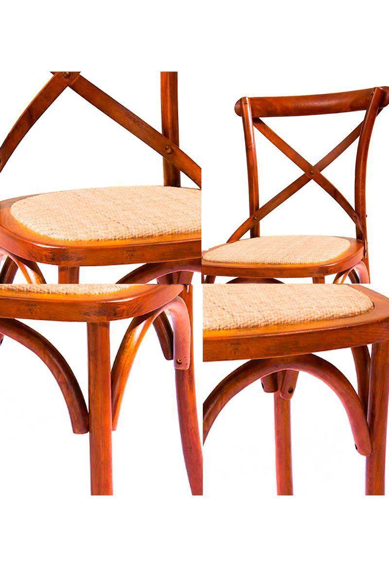 Pack 2 Sillas de Comedor Retro Café-4