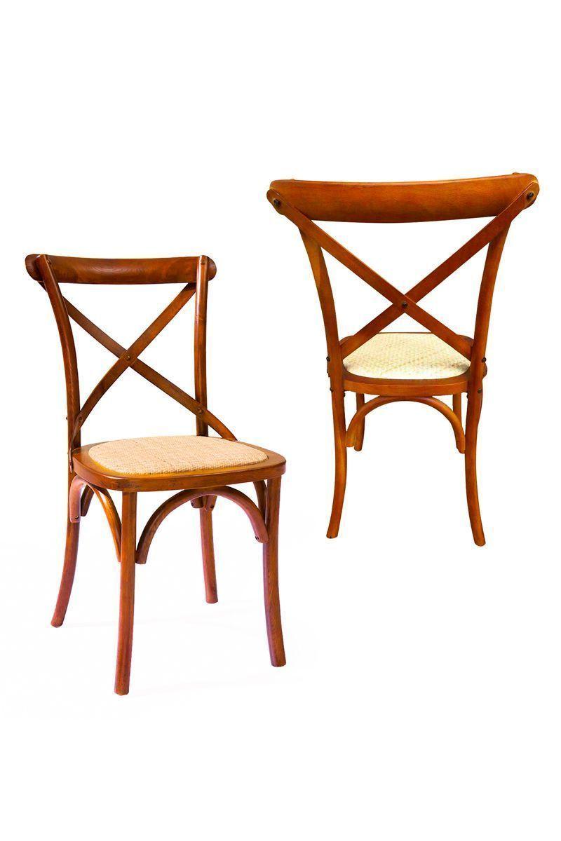 Pack 2 Sillas de Comedor Retro Café-3