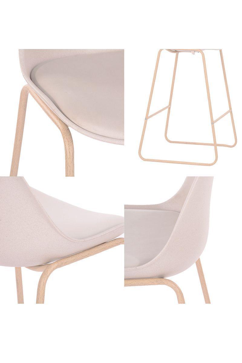 Pack 2 Sillas de Bar Berlin Beige-4