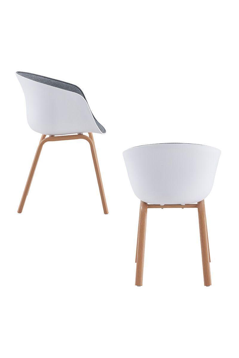 Pack 4 Silla de Comedor Sitial Adeline Gris-3
