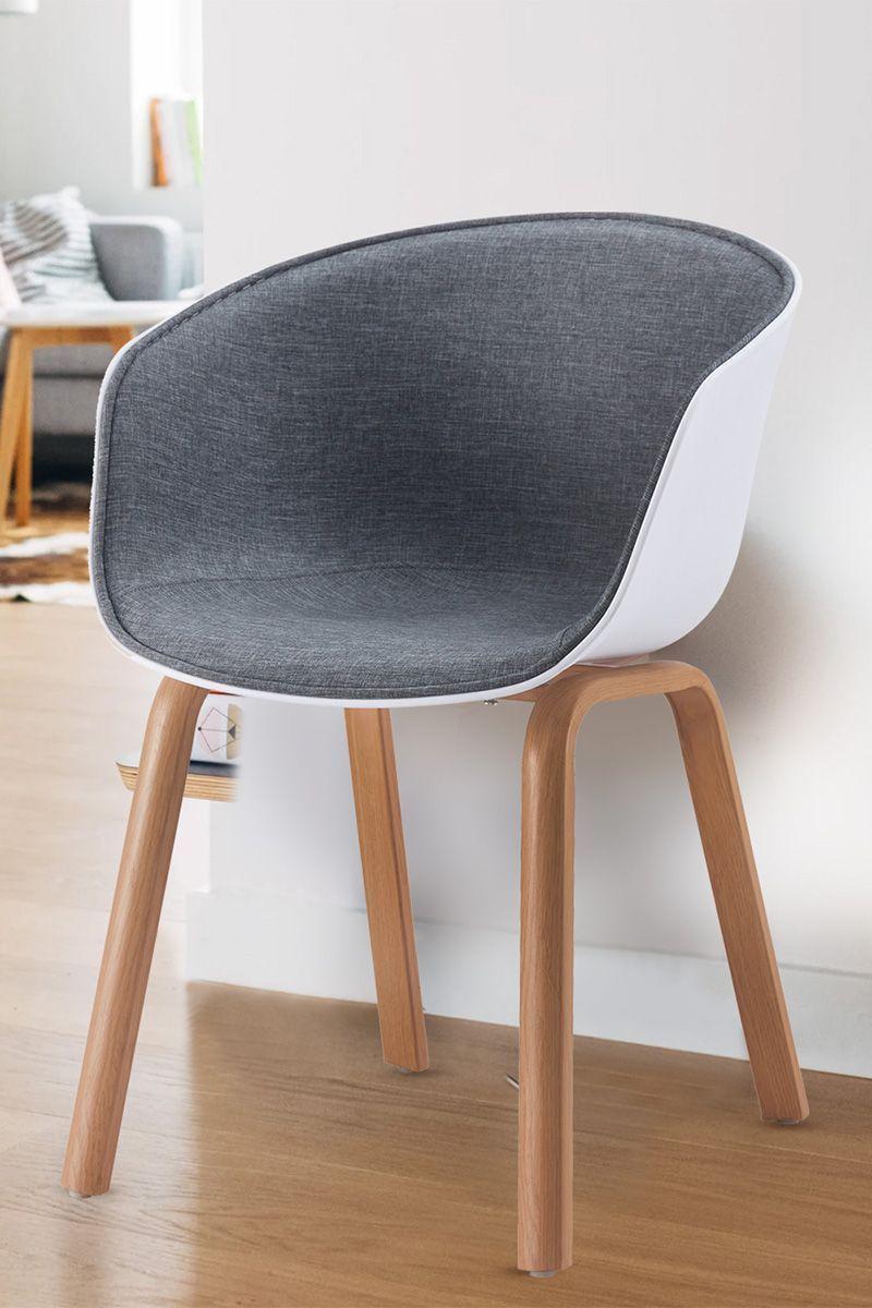 Pack 4 Silla de Comedor Sitial Adeline Gris-5