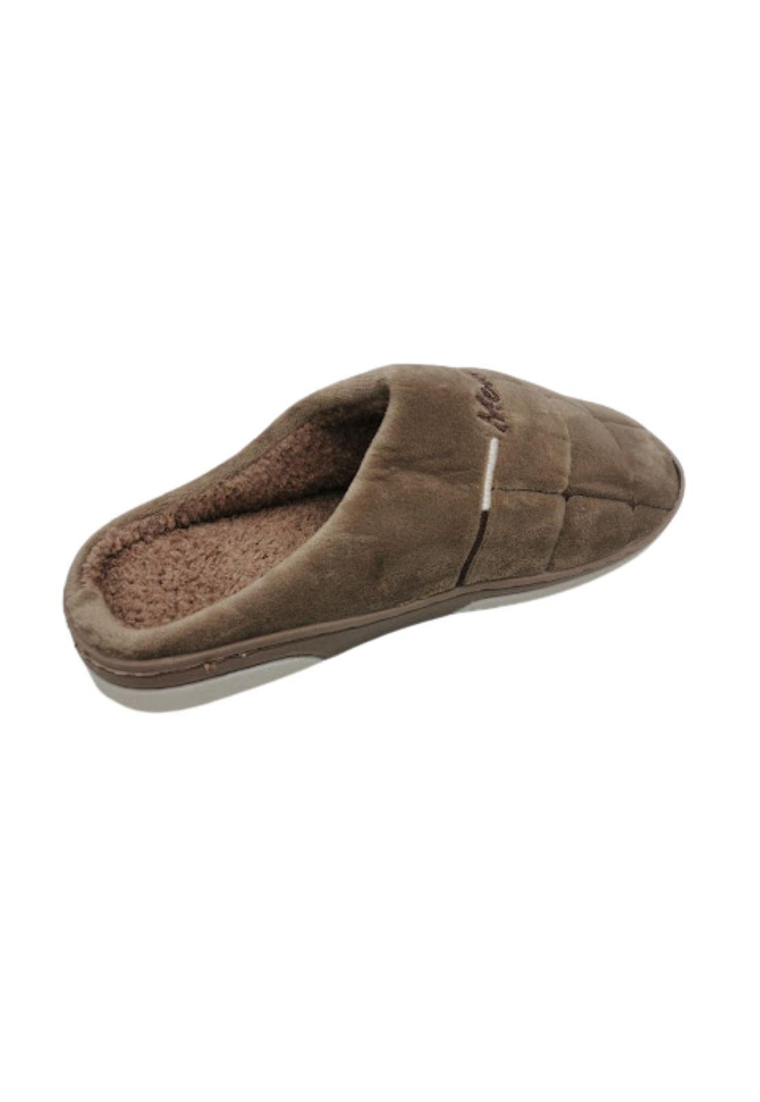 Pantufla Hombre Camel-1