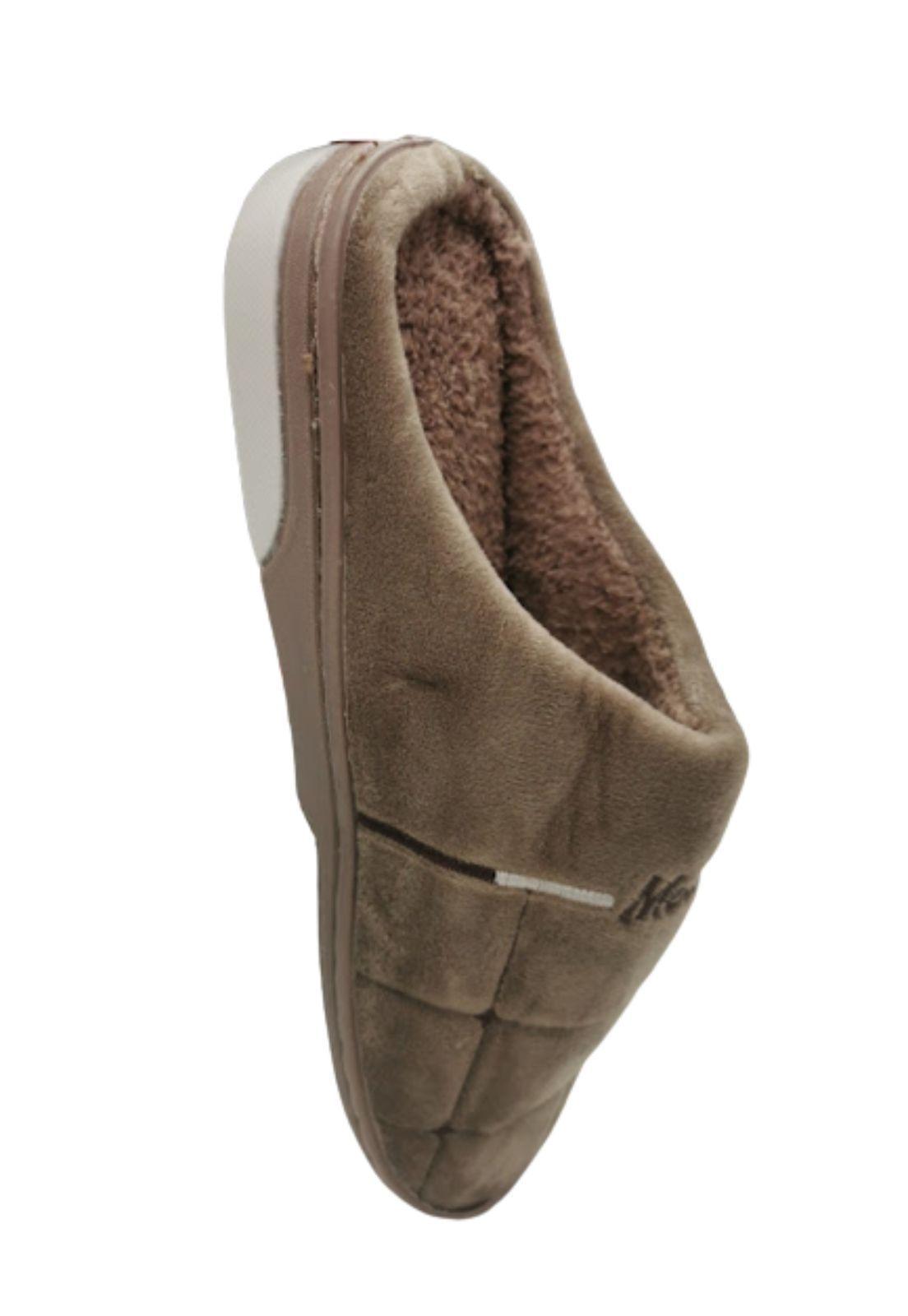 Pantufla Hombre Camel-3