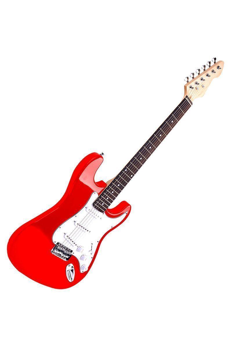 Guitarra Eléctrica Modelo K-EG1 30x5x99cm Rojo-0