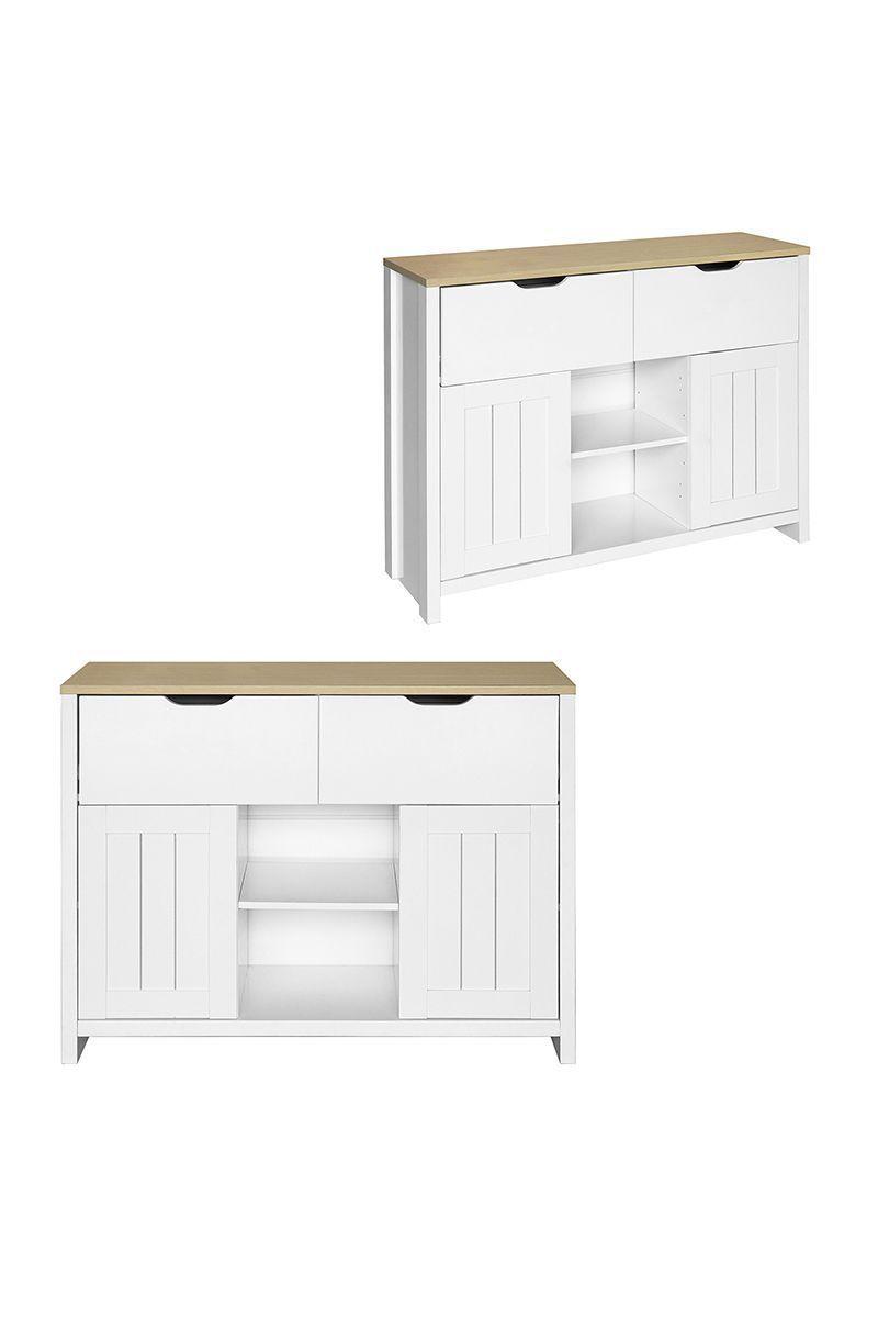 Buffet con 3 niveles Grazia Blanco-3